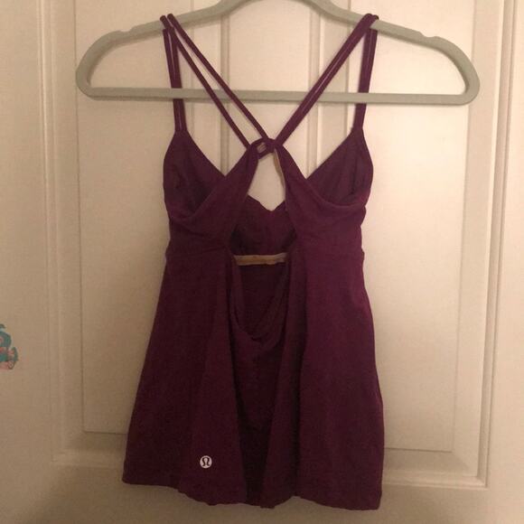 Lululemon purple tank top size 4 - Picture 3 of 6